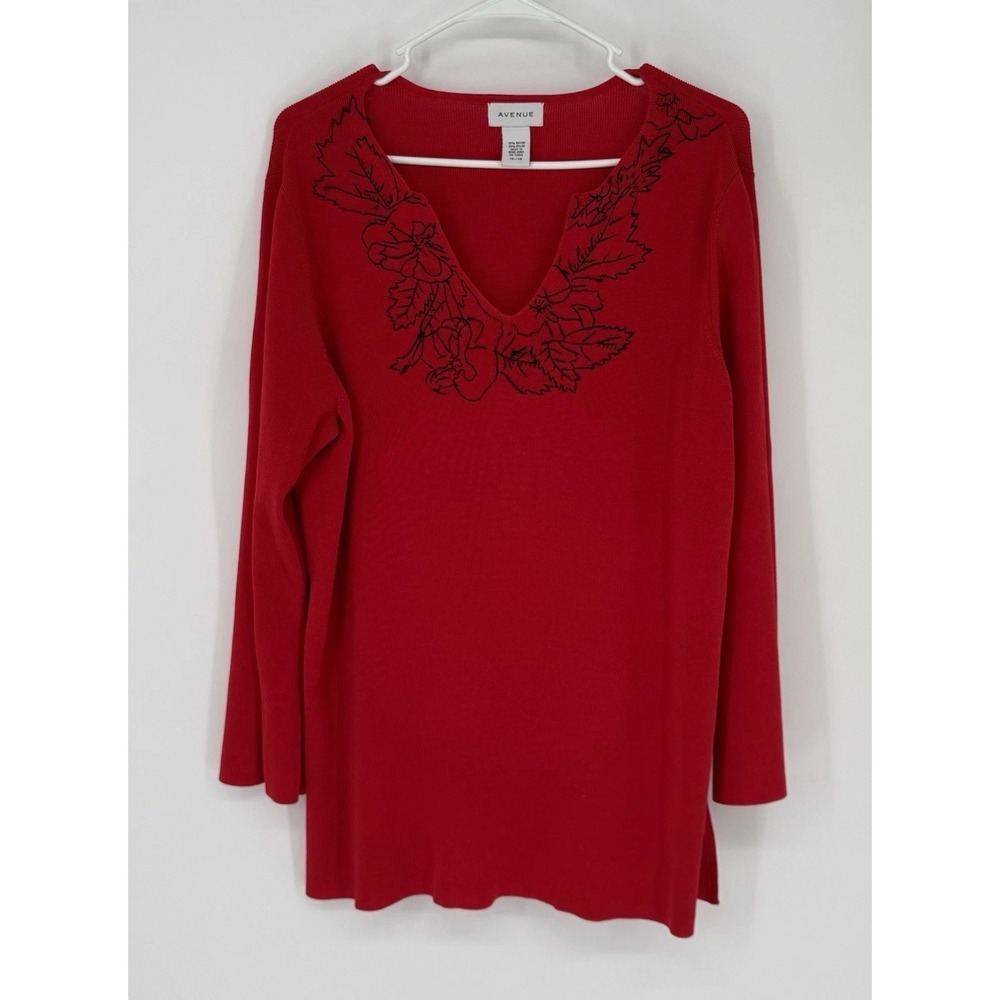 Vintage 90's Y2K Avenue Top Womens XL 14 Whimsy Retro Embroidered Boho Romantic